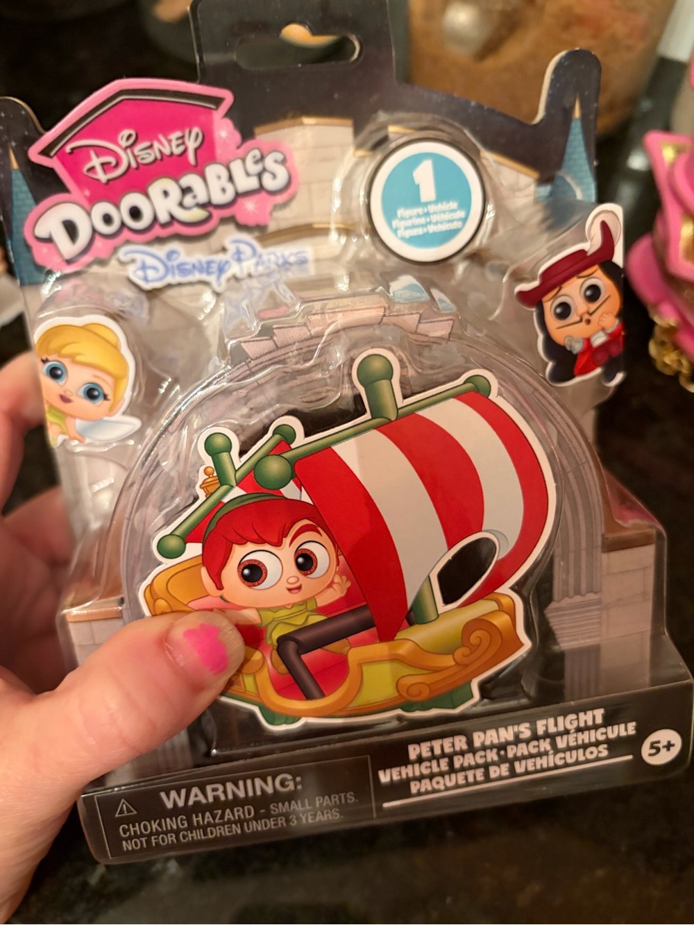 Disney parks Doorables Peter Pan ride Captain Hook